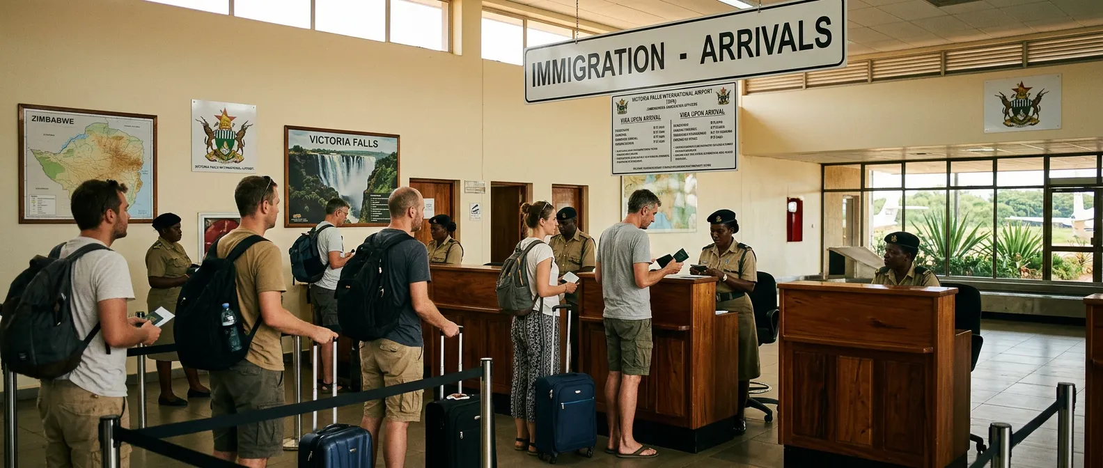 Simbabwe Visum – Einreise, Kosten & Aktuelle Infos - Simbabwe Visum: Einreisebestimmungen, Visum on Arrival, Kosten und Reisehinweise für deutsche Reisende.